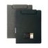 Munhwa File Leaders Plus Premium A4 Magnetic Report Folder with Business Card Slot and Index Pocket Black Grey
